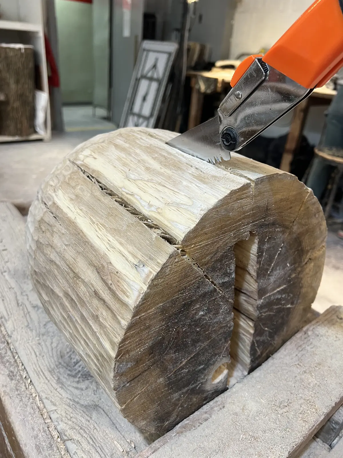 Initial wood prepping