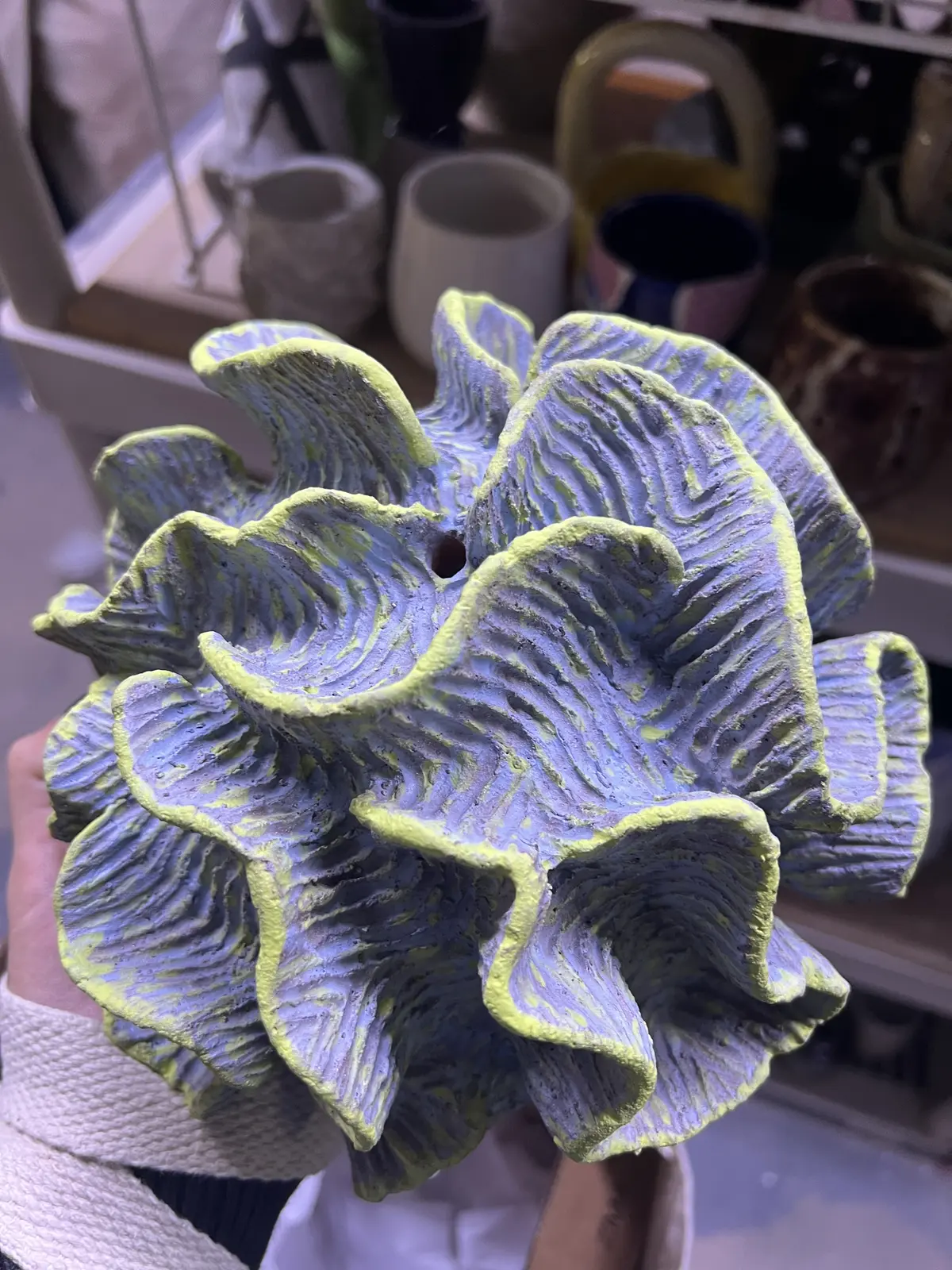 Glaze fired coral